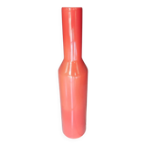Red glazed stoneware vase