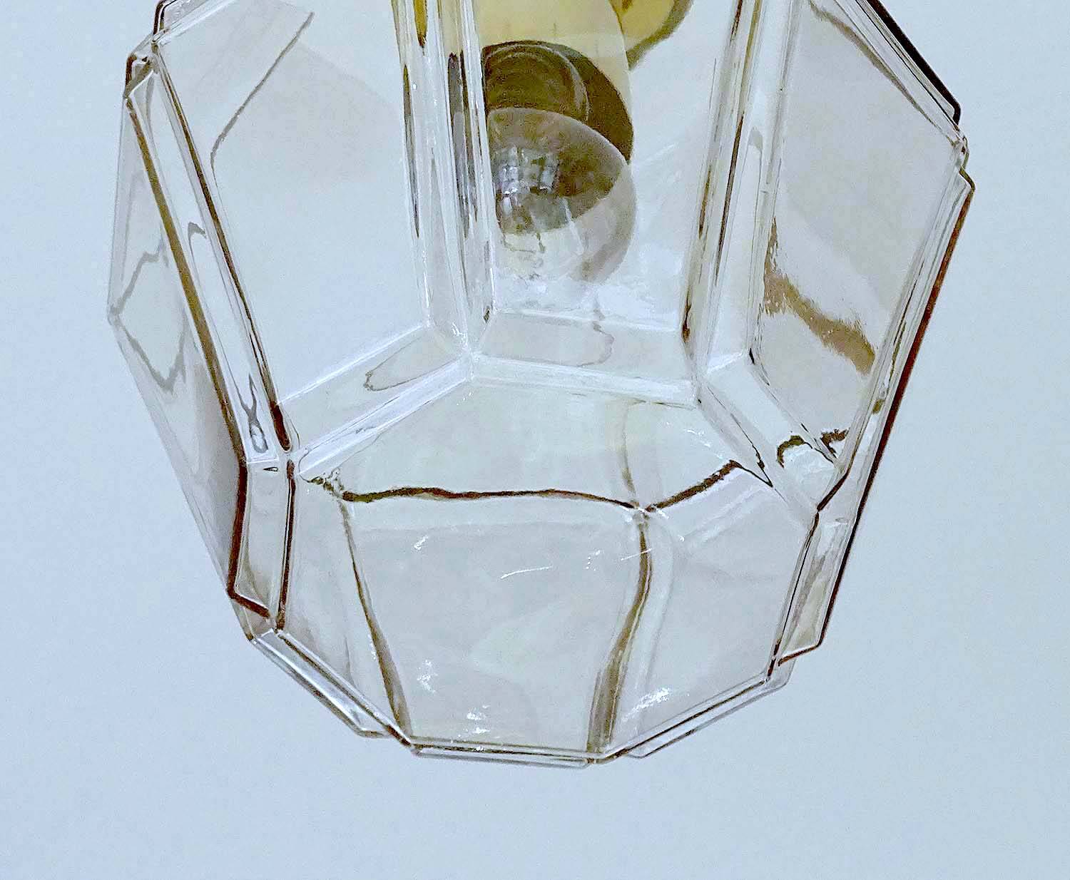 Vintage Limburg Glass Pendant Light