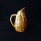 Antique pitcher jug signed Denbac n°437 in flamed stoneware, Art Deco period