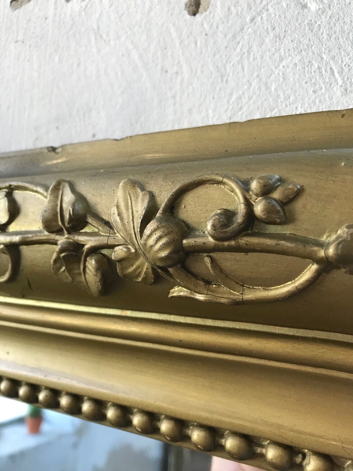 Mirror Louis Philippe flowery 141x180cm