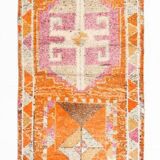 Tapis de couloir turc vintage long 3x13, 79x399 cm