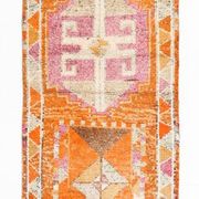 3x13  Long Turkish Vintage Runner Rug, 79x399Cm