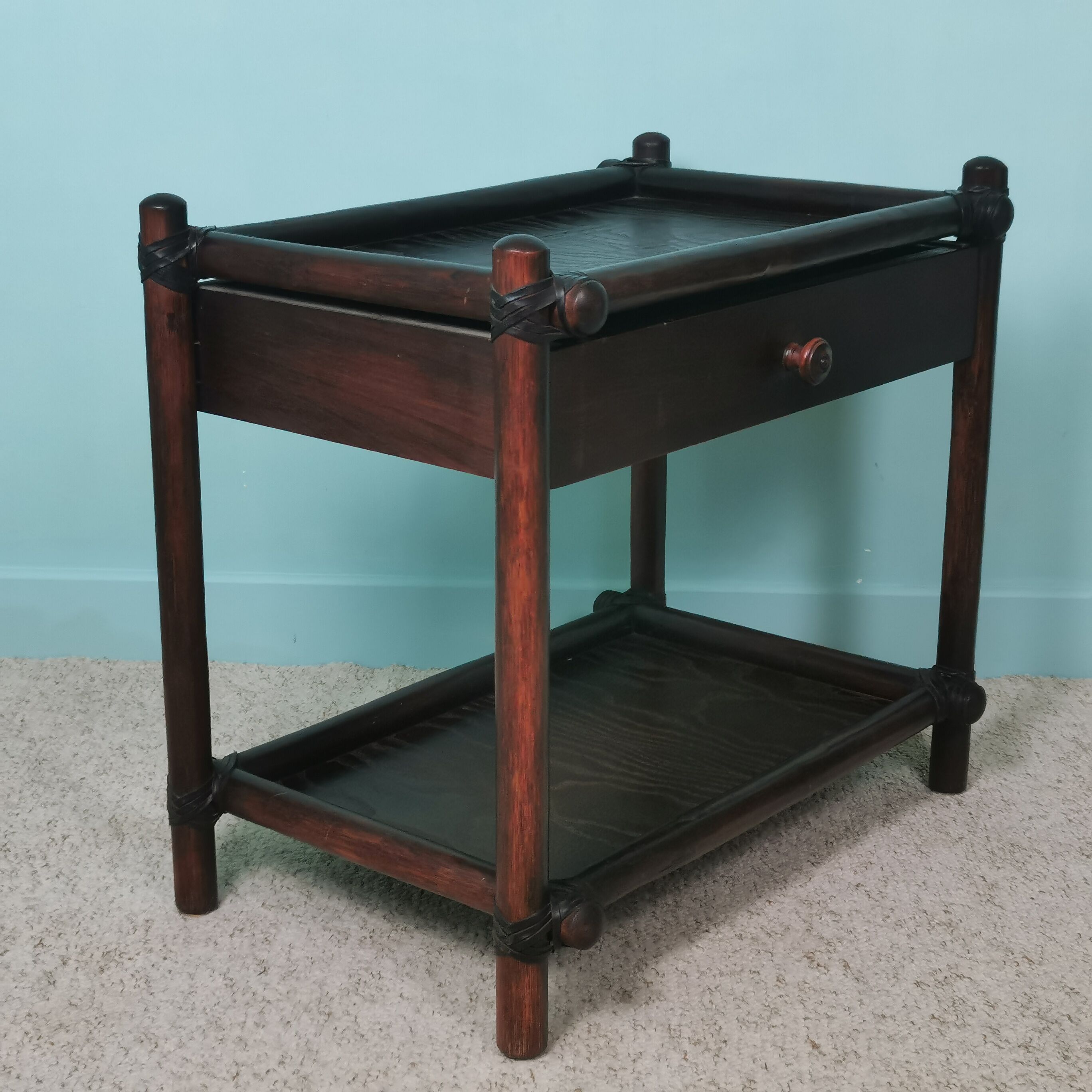 Bamboo bedside table