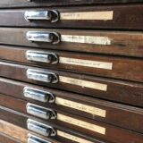 Old drawer loom furniture