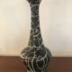Vase vallauris, white and black, vintage year 60