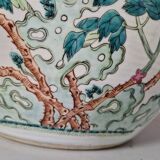 China - Circular fishbowl in Famille Rose enamel