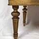 Louis XVI style showcase in wood and gilded stucco, circa 1900