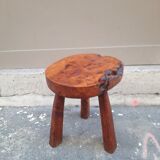 Brutalist style tripod stool