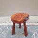 Brutalist style tripod stool