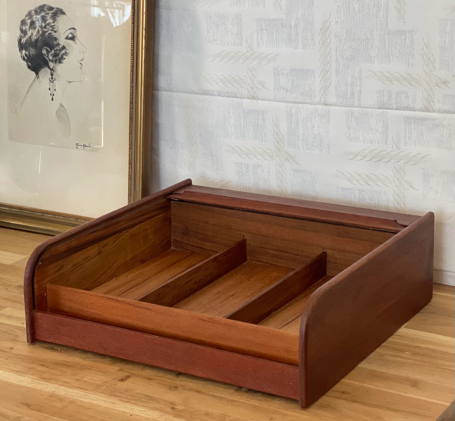 Vintage curtain binder