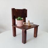 Antique children's chair, folk art, early 20th century