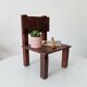 Antique children's chair, folk art, early 20th century