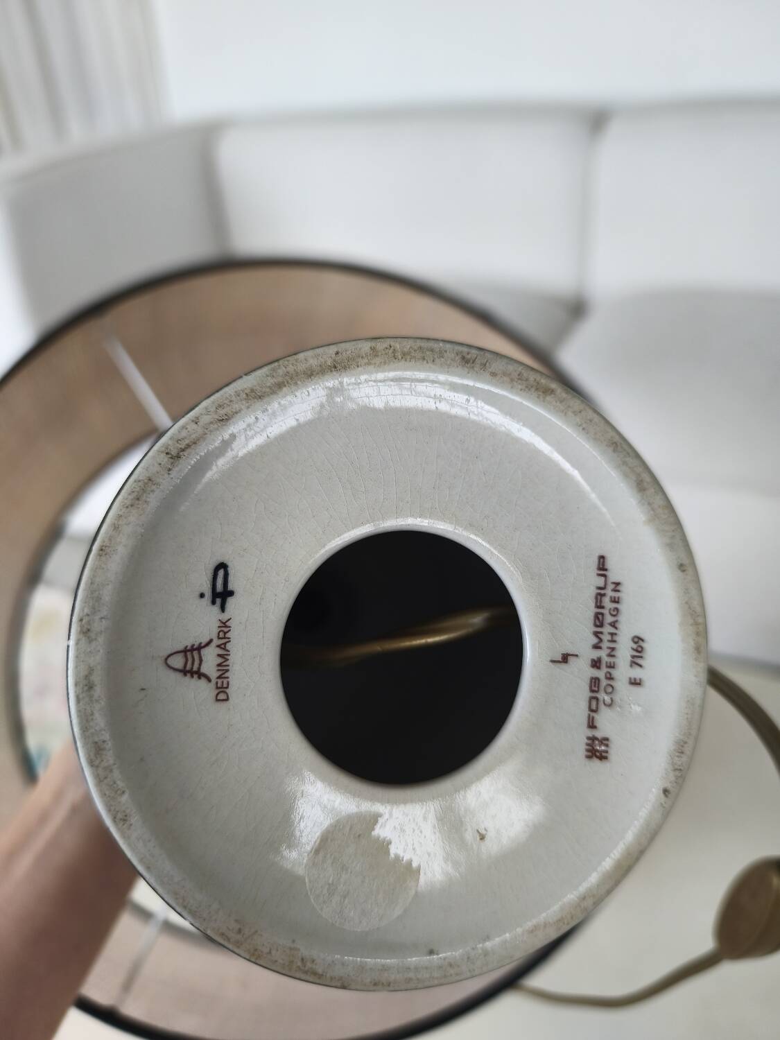 Danish ceramic lamp Fog&Morup