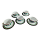 5 cups and saucers by Guy Degrenne