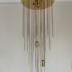 Vintage murano glass leaf chandelier, 1970s
