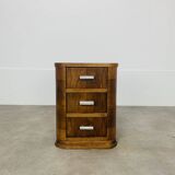 Art Deco bedside table, wood, end table