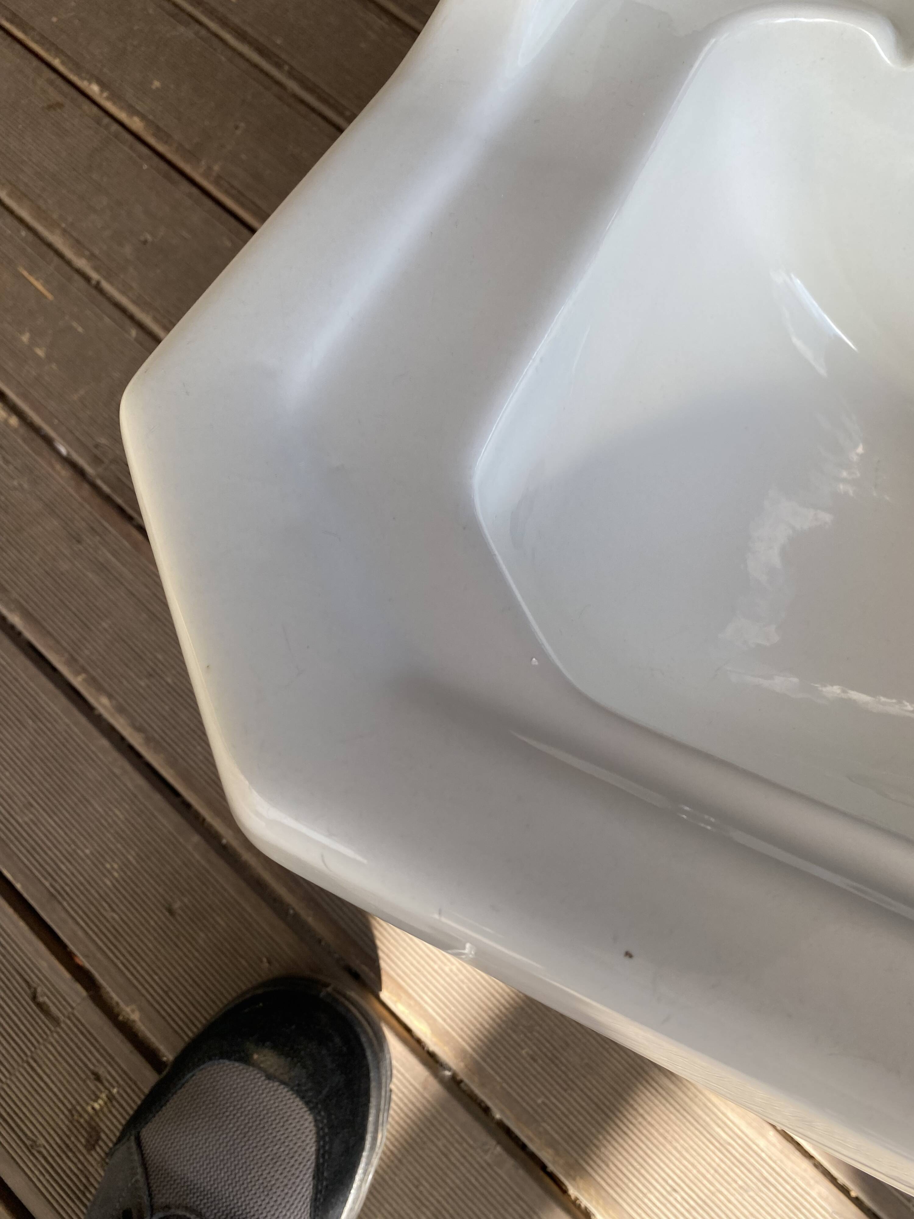 Ancien évier art déco