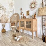 Console vitrée art déco