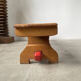 Scandinavian oak bench