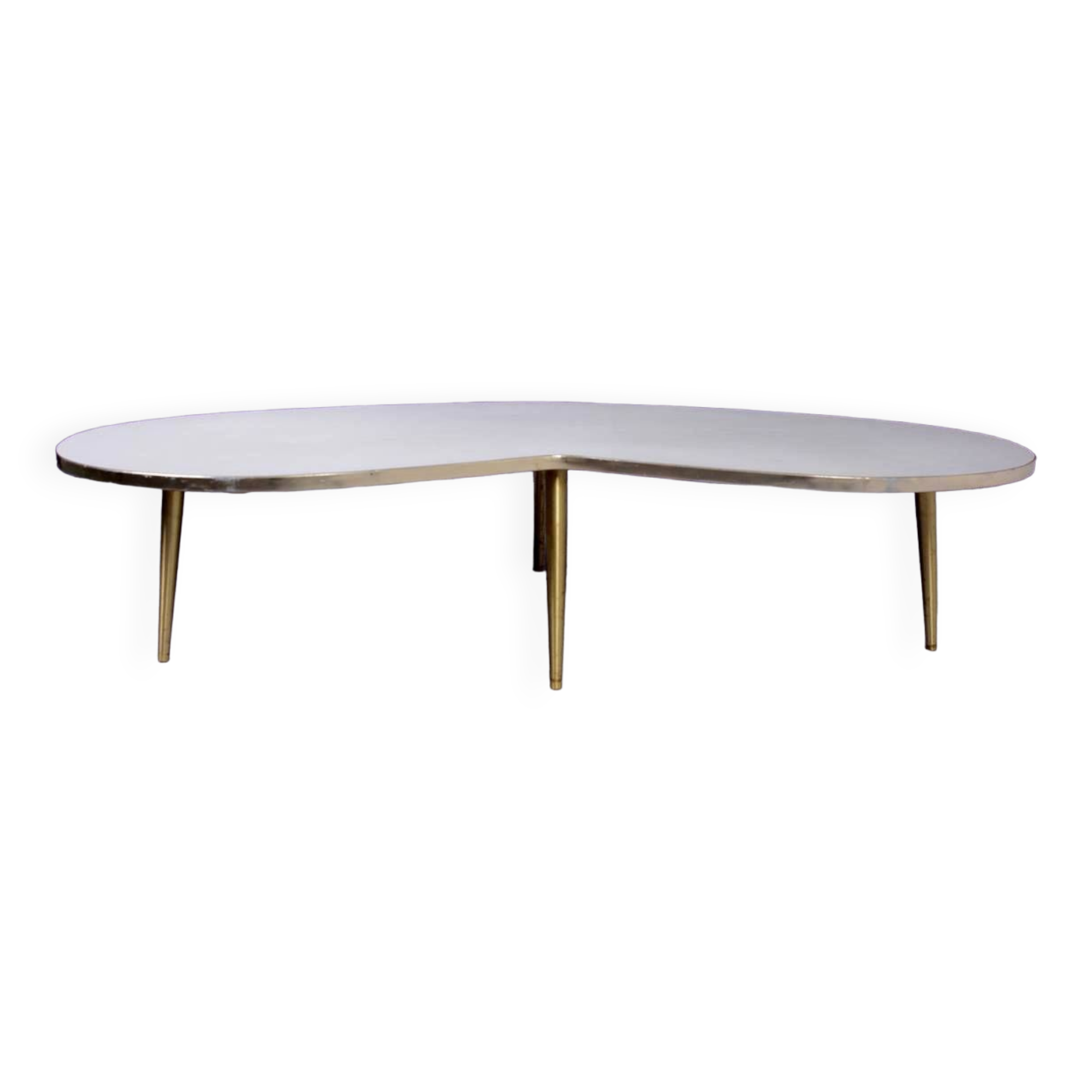 Free-form coffee table dating from the 60s,