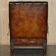 Chesterfield Club Armchair in Hand-Dyed Leather