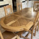 Light oak table