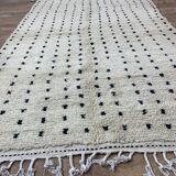 Tapis berbère a pois fait main 250 X 150 CM