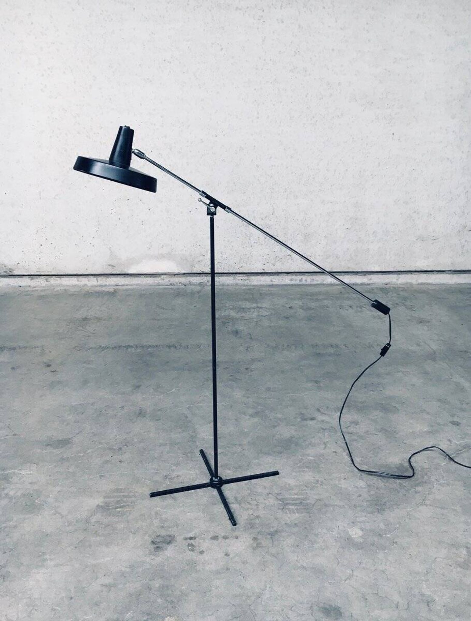 Mid-Century Modern Counterbalance Floor Lamp by Boulanger, Belgium, 1960s