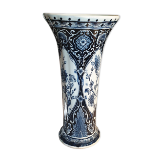 Delft earthenware vase