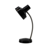 1950s black bakelite table lamp by Elektrosvit, Czechoslovakia