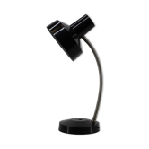 Lampe de table en bakélite noire des années 1950 par Elektrosvit, Tchécoslovaquie