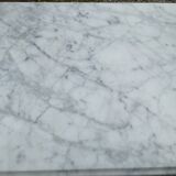Marble and cast iron bistro table