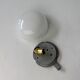 Small round opaline wall light 15 cm vintage