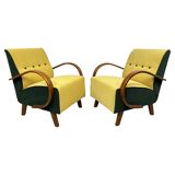 Duocolor armchairs by Jindřich Halabala