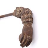 Hand-shaped door knocker, 1930s