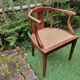 Wooden and cane office chair
