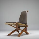 French S46 Dromadaire Chair by Pierre Chapo for Ebenisterie Seltz, 1970s