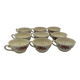 Set of 9 Boch Frères cups 1963