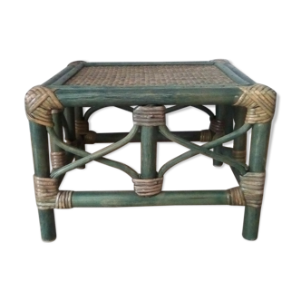 Table basse jungle années 80