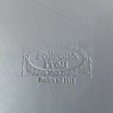 Poltrona Frau pleated leather mirror