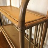 Rattan shelf