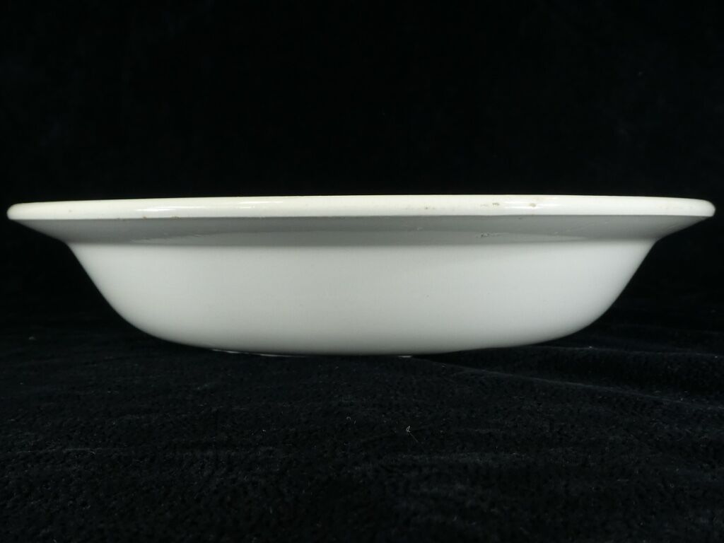 Former plat rond creux in earthenware from badonviller