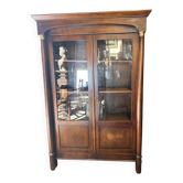 Vitrine-bibliothèque, 2 portes, Style Empire