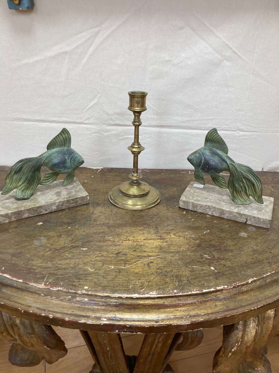 Pair of Art Deco book greenhouses "Fish"