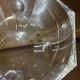 Hexagonal Crystal Bowl / Ashtray Art Deco Period