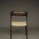 Chaises Model 75 par Niels Otto Møller pour J.L. Moller, années 1960, ensemble de 6
