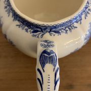 Villeroy and Boch Burgenland 1950 blue and white milk pot