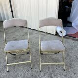 Pair of folding chairs