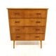 Commode scandinave en teck, Suède, 1960