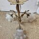 Lustre bronze art deco 3 tulipes